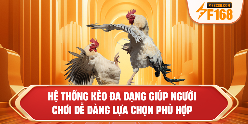 Hệ thống kèo đa dạng giúp người chơi dễ dàng lựa chọn phù hợp